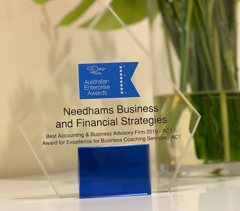 Best Accounting & Business Advisory Firm & Excellence in Business Coaching – ACT 2019
